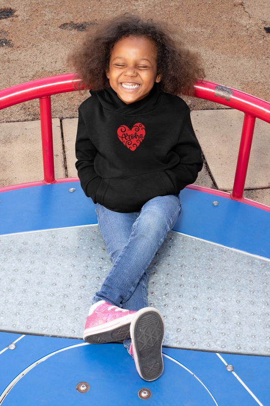 Aroha Whero Heart-Sweatshirt / Hoodie