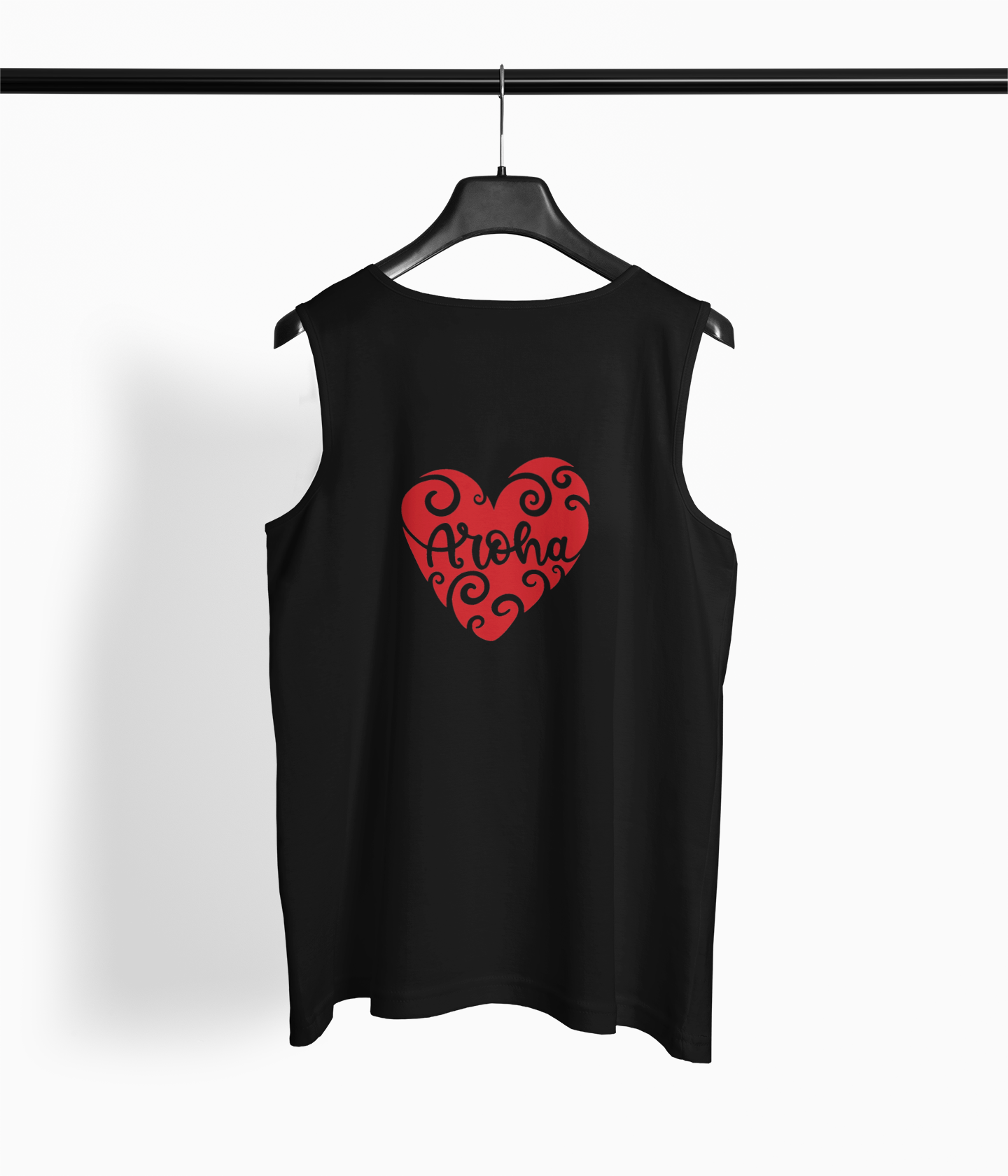 Aroha Whero Heart  Singlet/Tank