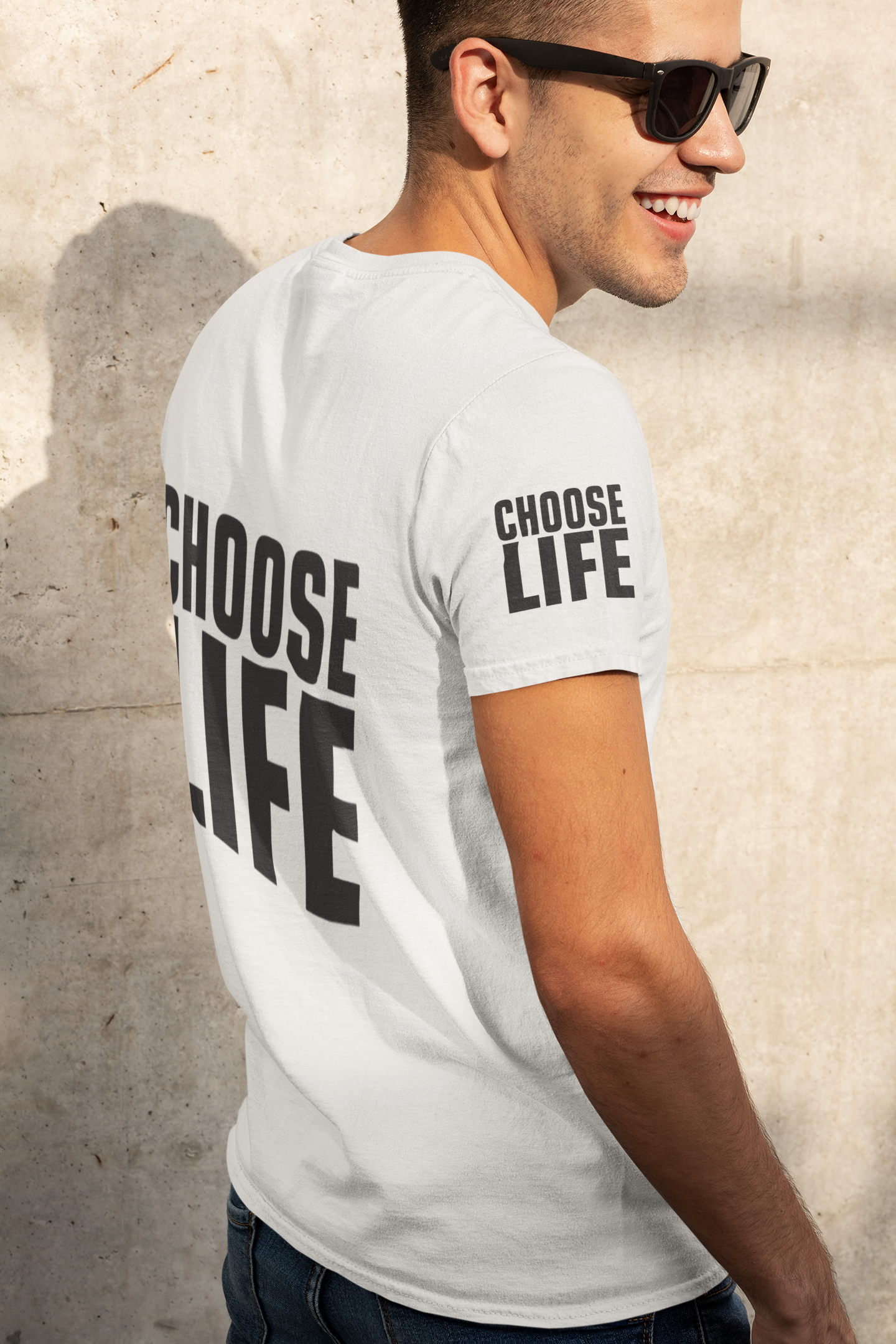 Special Edz  - CHOOSE LIFE (Sleeve text) Tee