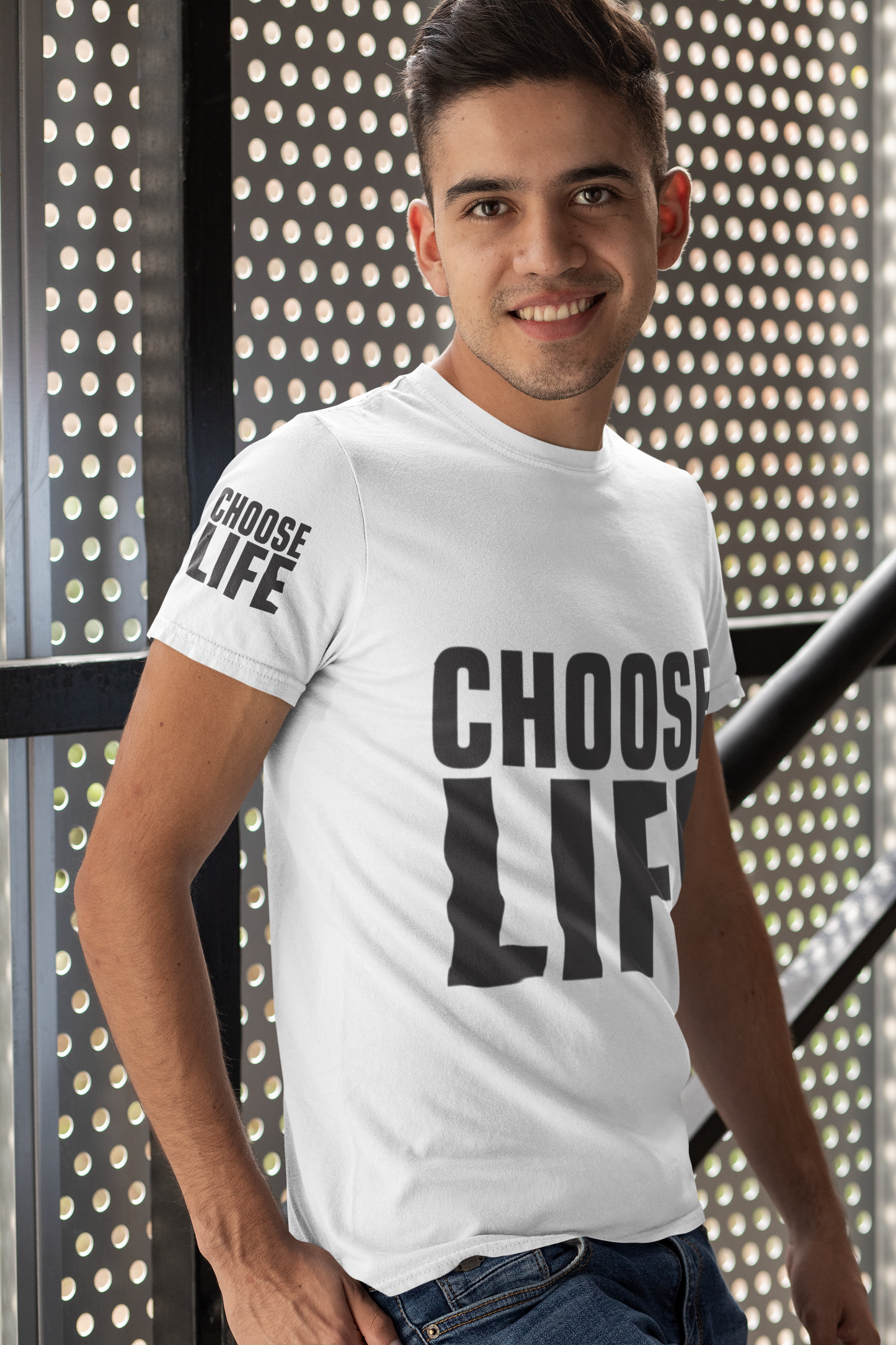 Special Edz  - CHOOSE LIFE (Sleeve text) Tee