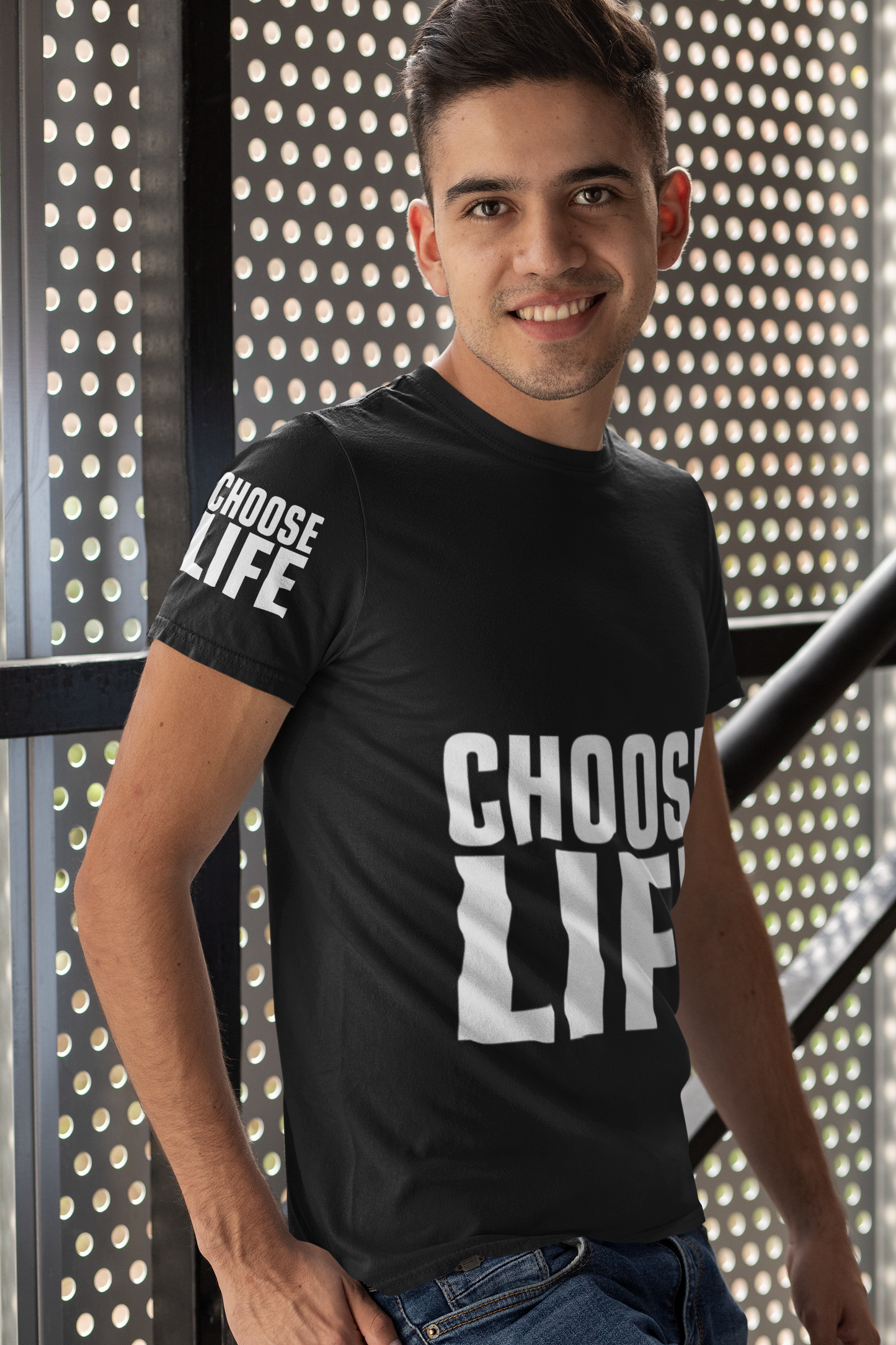 Special Edz  - CHOOSE LIFE (Sleeve text) Tee