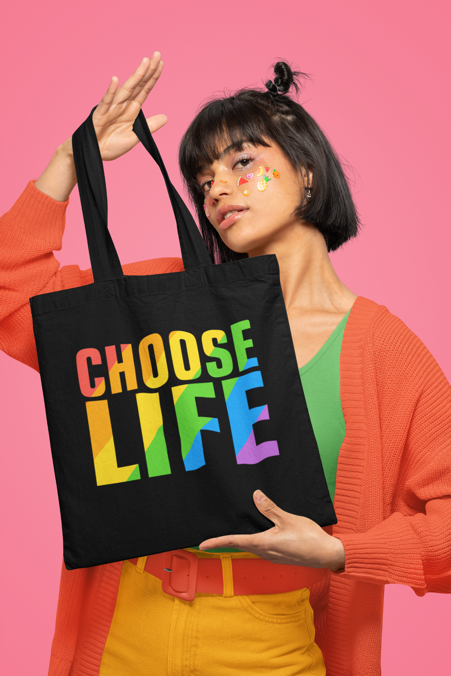 TOTE - CHOOSE LIFE (Rainbow)