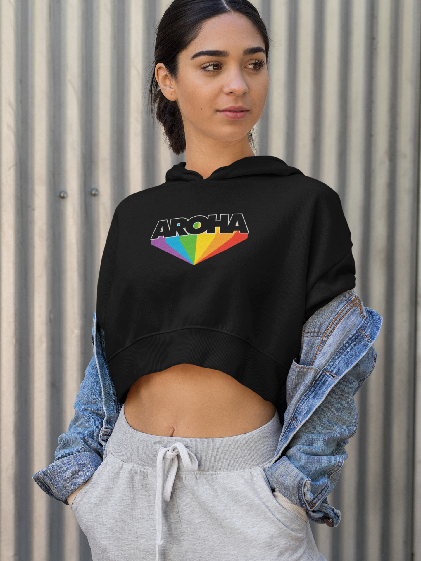 Aroha Crop Sweat/Hoodie