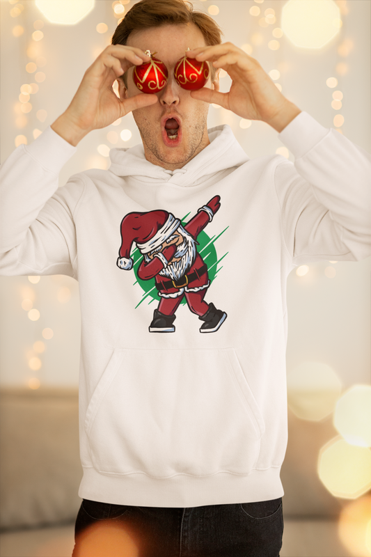 Dabbing Santa (Green) - Hoodie / Sweatshirt