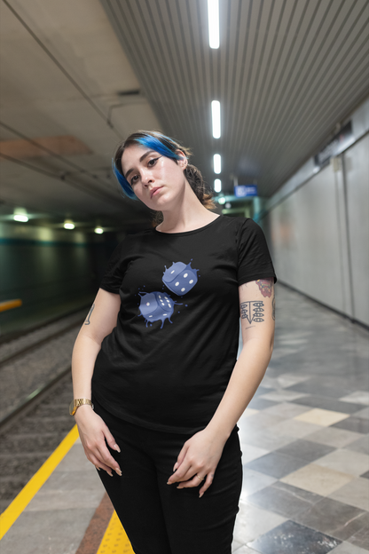 Dice Splash - Blue Tee