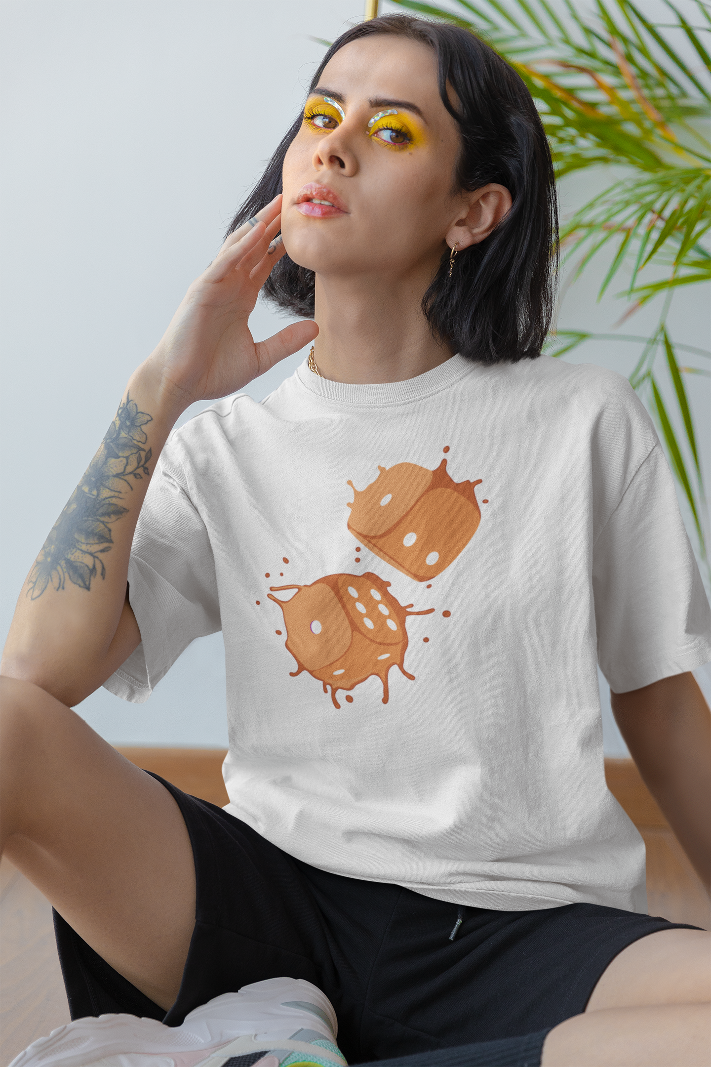 Dice Splash - Orange Tee