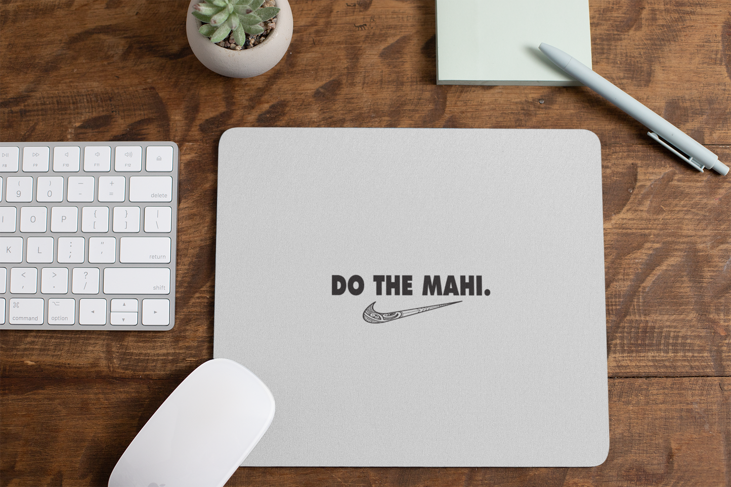 Mouse Pad - Do The Mahi ✓ (Black - big tick)