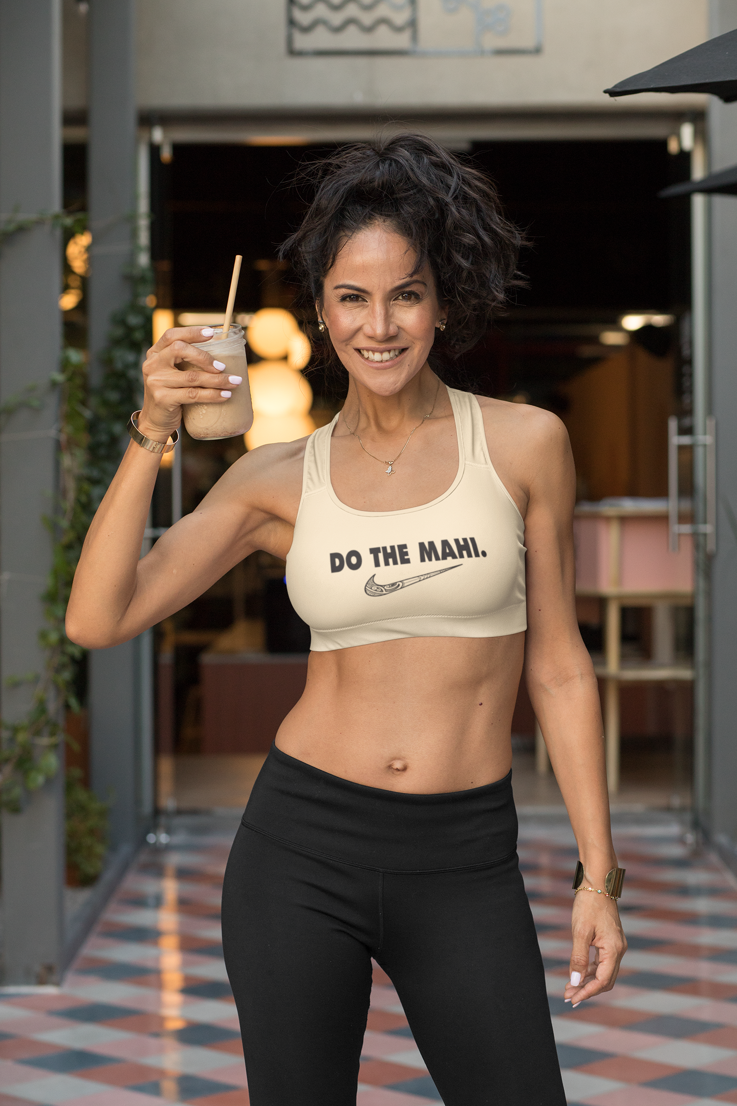 Active Bra Top - Do The Mahi ✓ Black