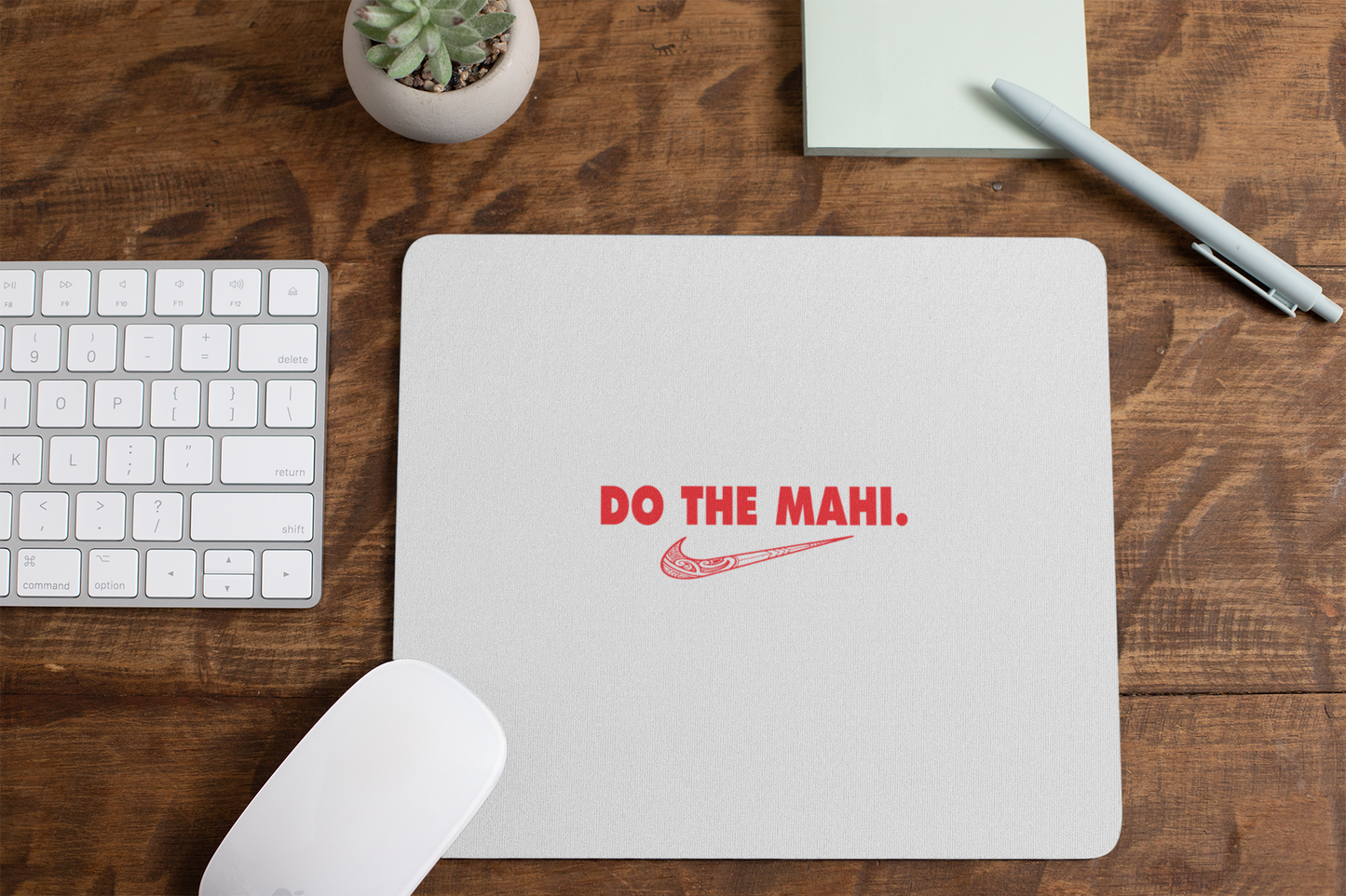 Mouse Pad - Do The Mahi ✓ (Red - big tick)