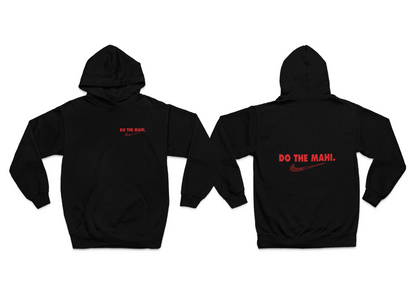 Whero (Red) - Do The Mahi (large tick)  HOODIE  (Back and Front)