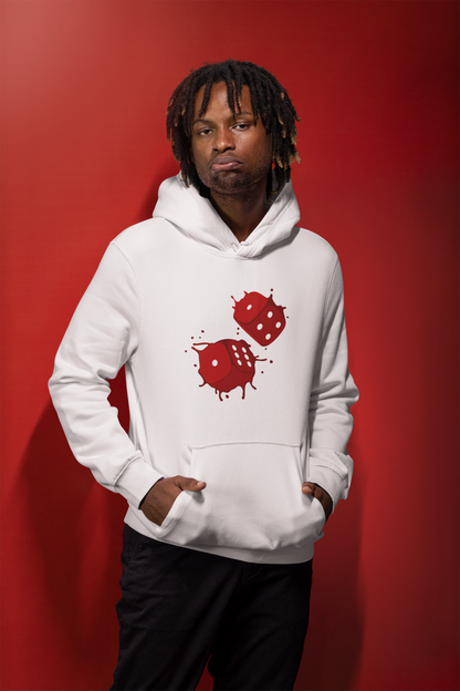 Dice Splash - Cherry Red - Hoodie/Sweat.