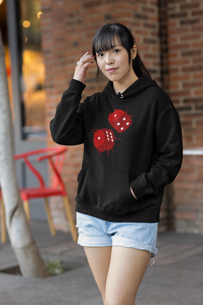 Dice Splash - Cherry Red - Hoodie/Sweat.