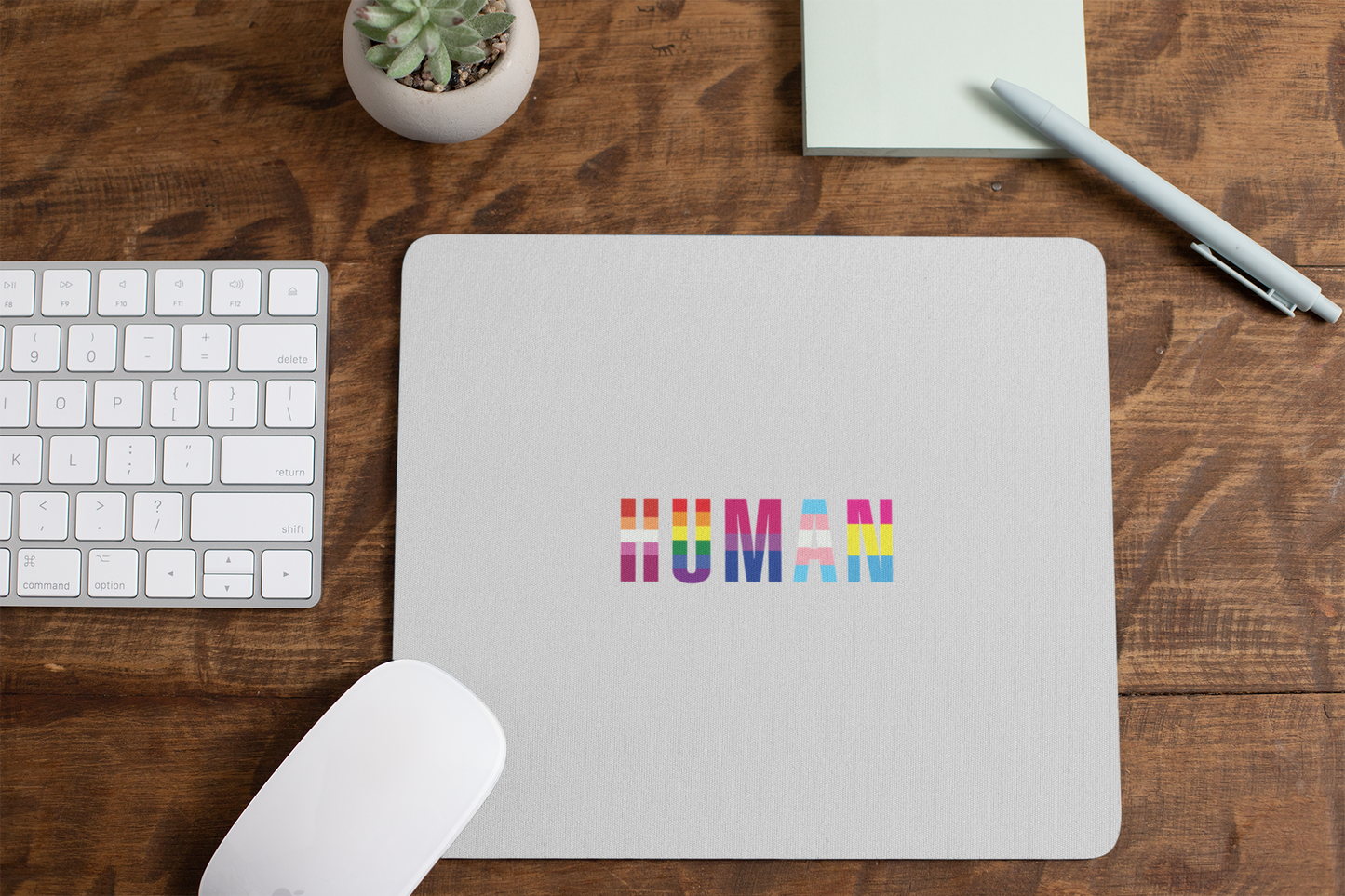 Mouse Pad - HUMAN (Pride)