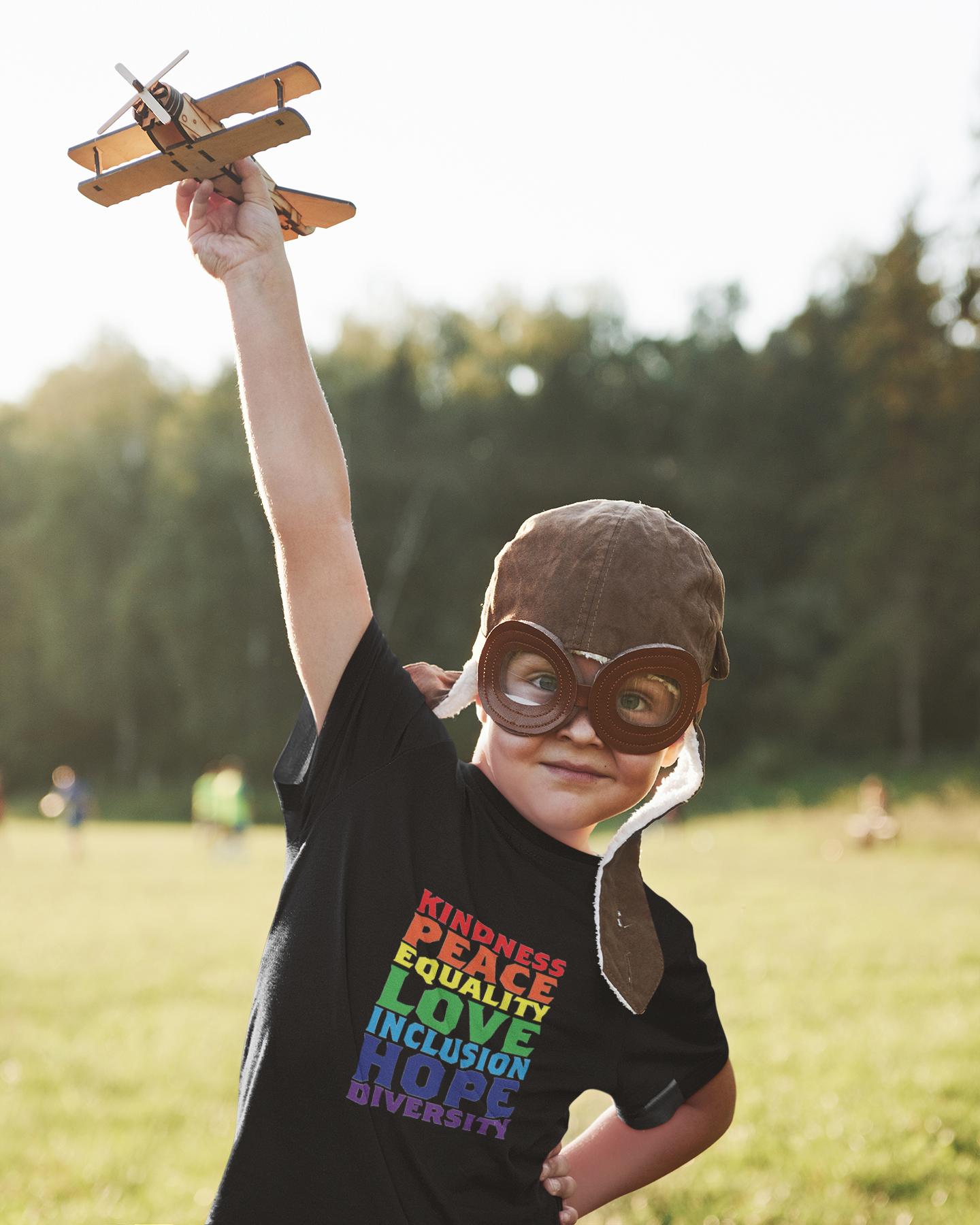 Kindness, Peace and Love - Kids Tee