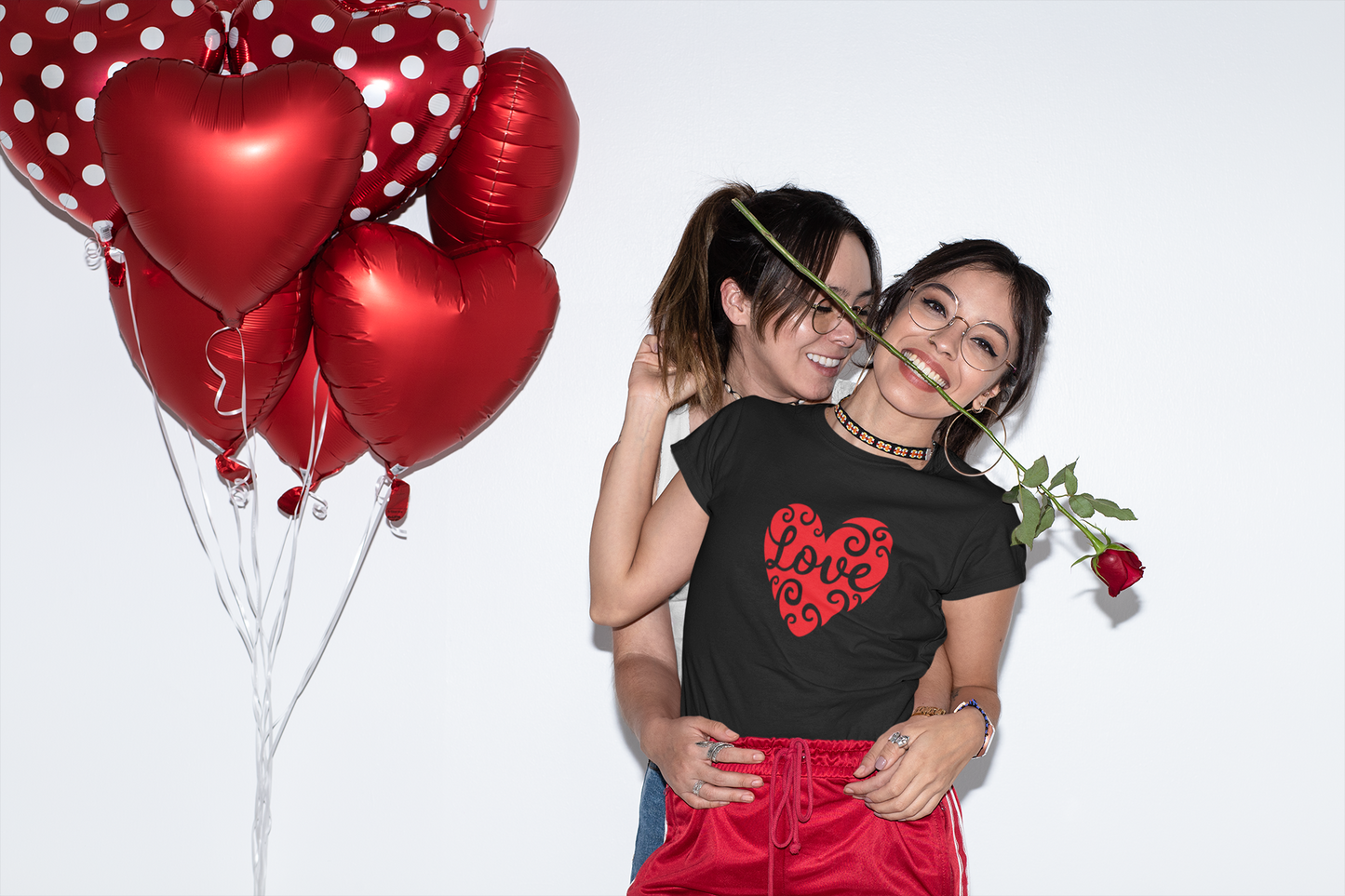 Red Love Heart - TEE