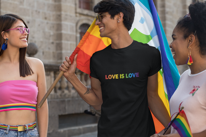 Rainbow Love is Love Adult Tee