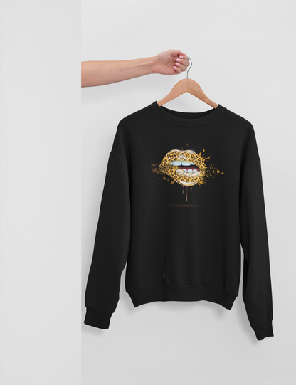 LIP BITE - LEOPARD LIPS - Hoodie/Sweatshirt