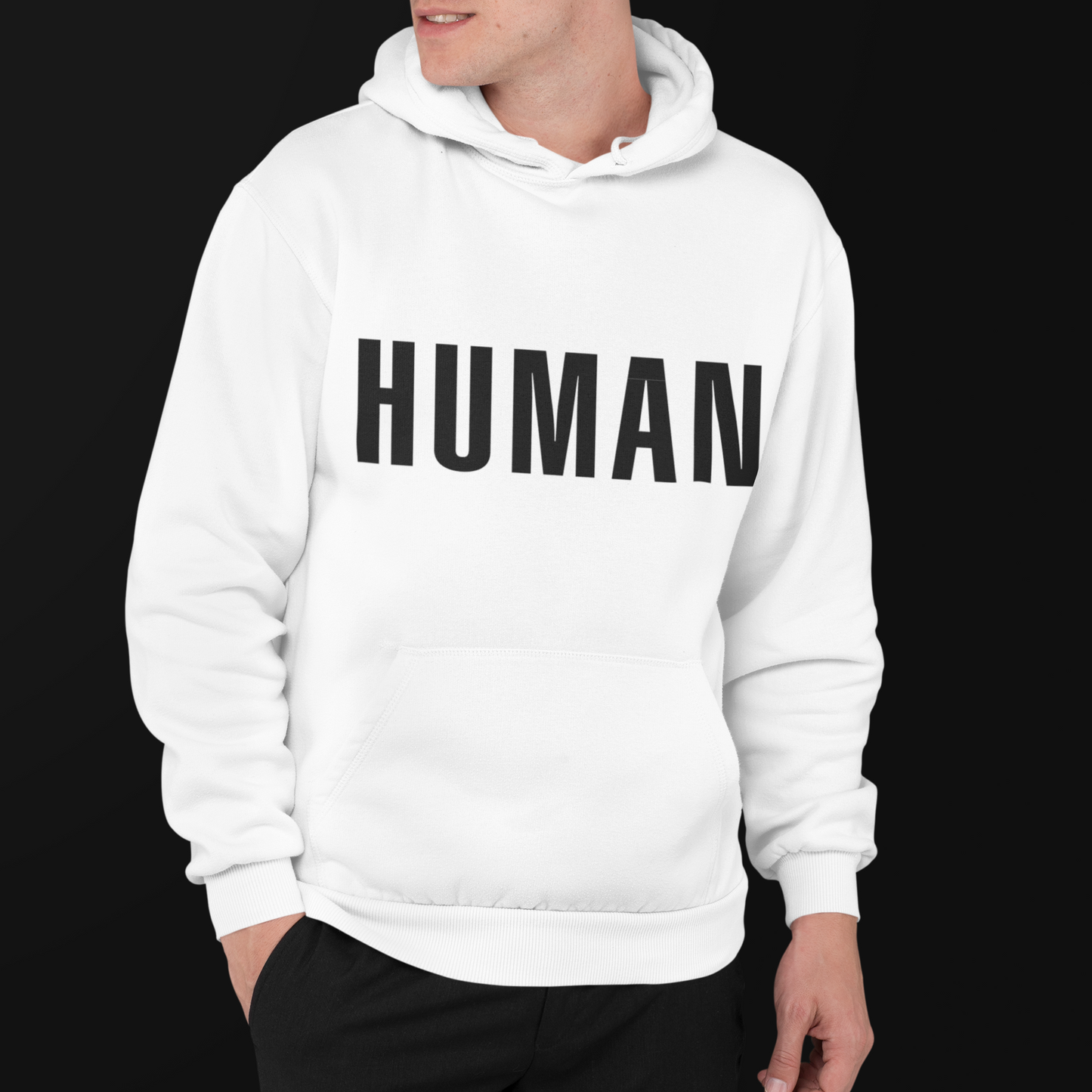 HUMAN BLACK - Hoodie / Sweatshirt