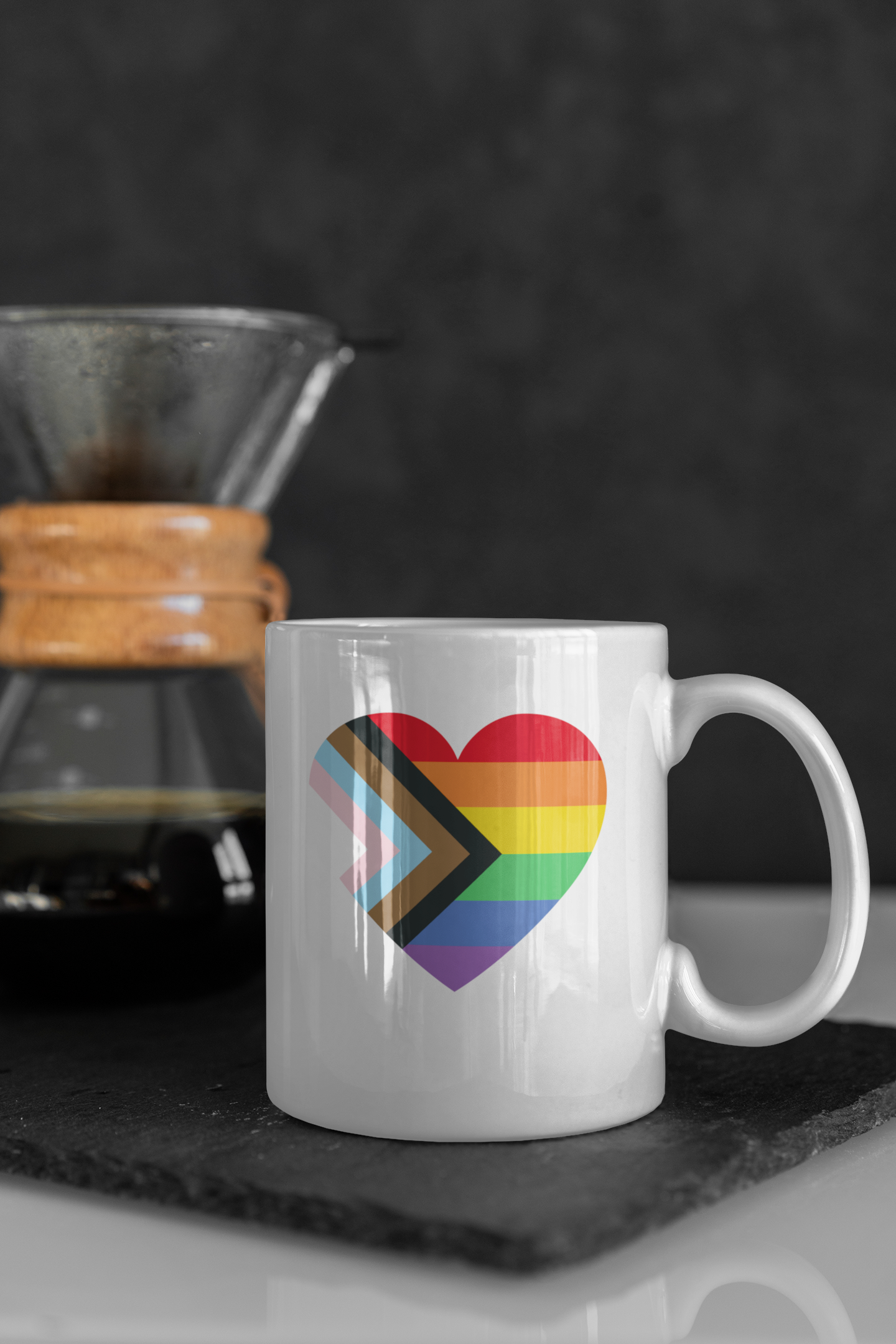 Collectors Mug - Pride Flag Heart