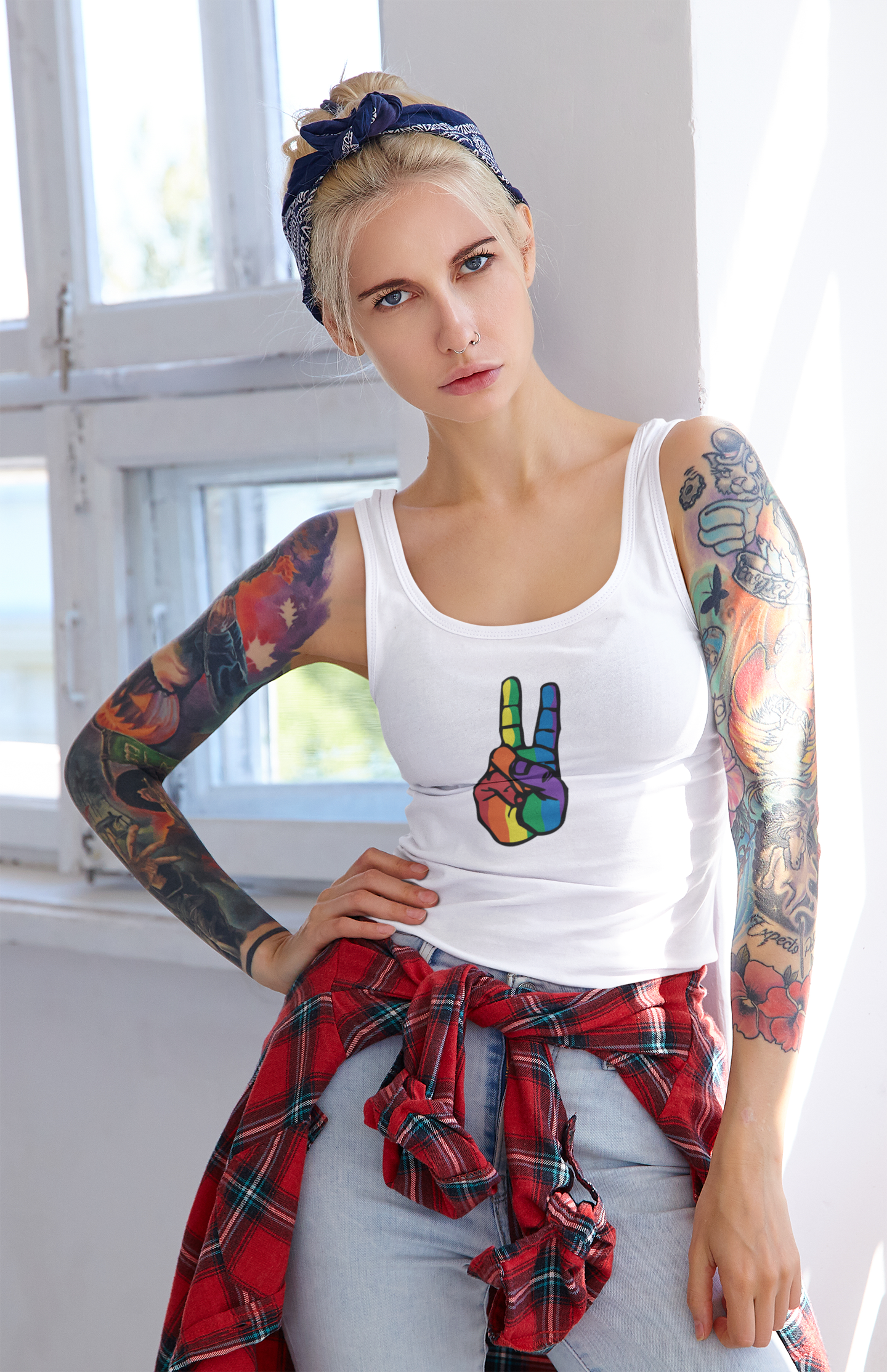 BOLD PRIDE PEACE FINGERS Tank