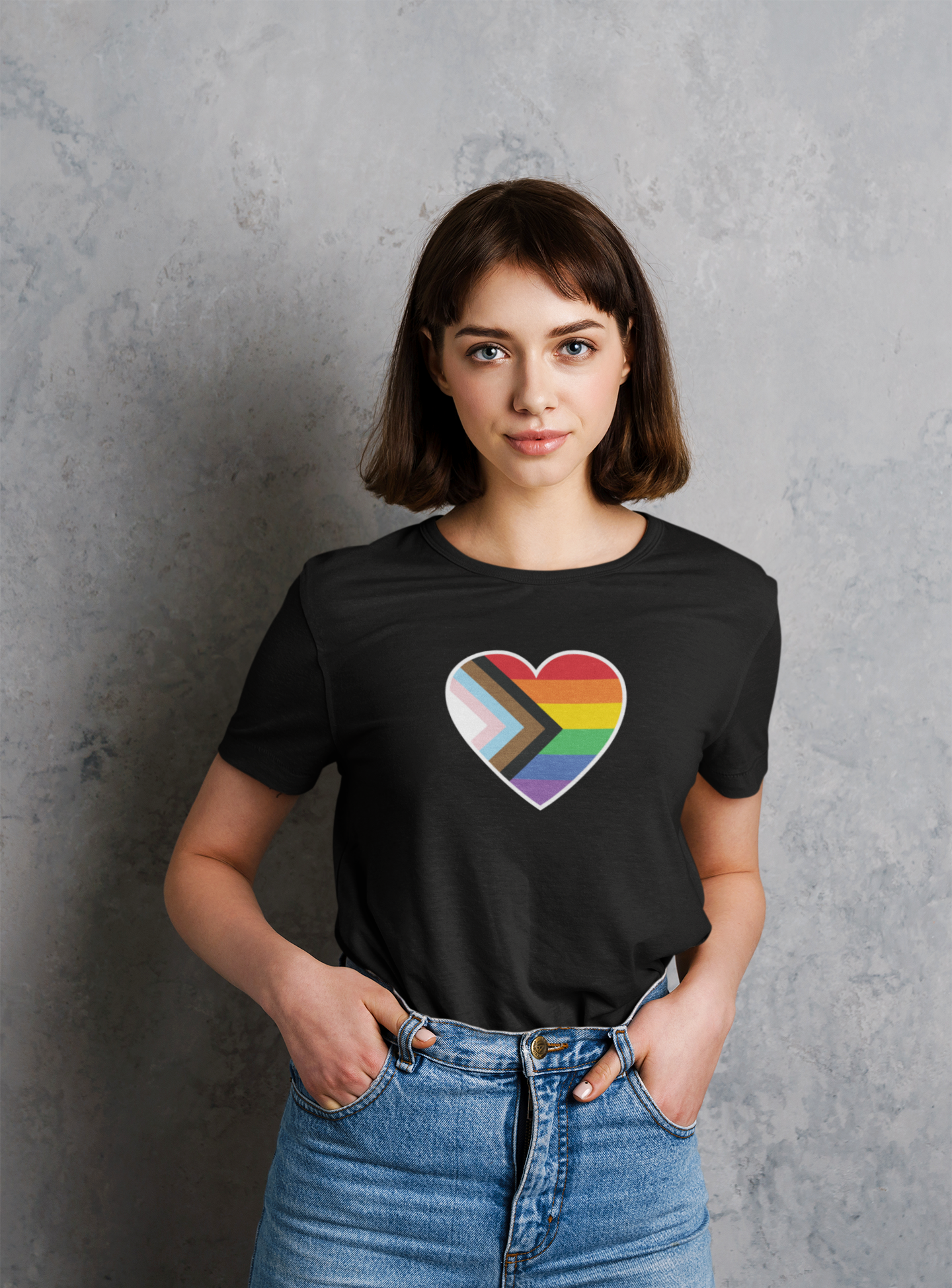 PRIDE FLAG HEART