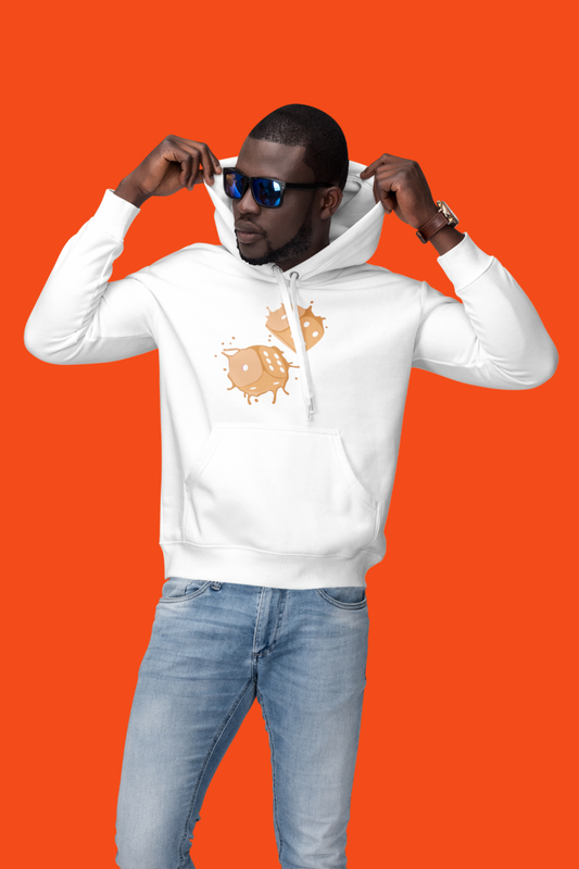 Dice Splash - Orange - Hoodie/Sweat.