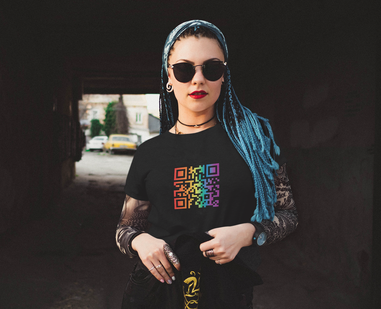 PRIDEWEAR NZ QR CODE Tee