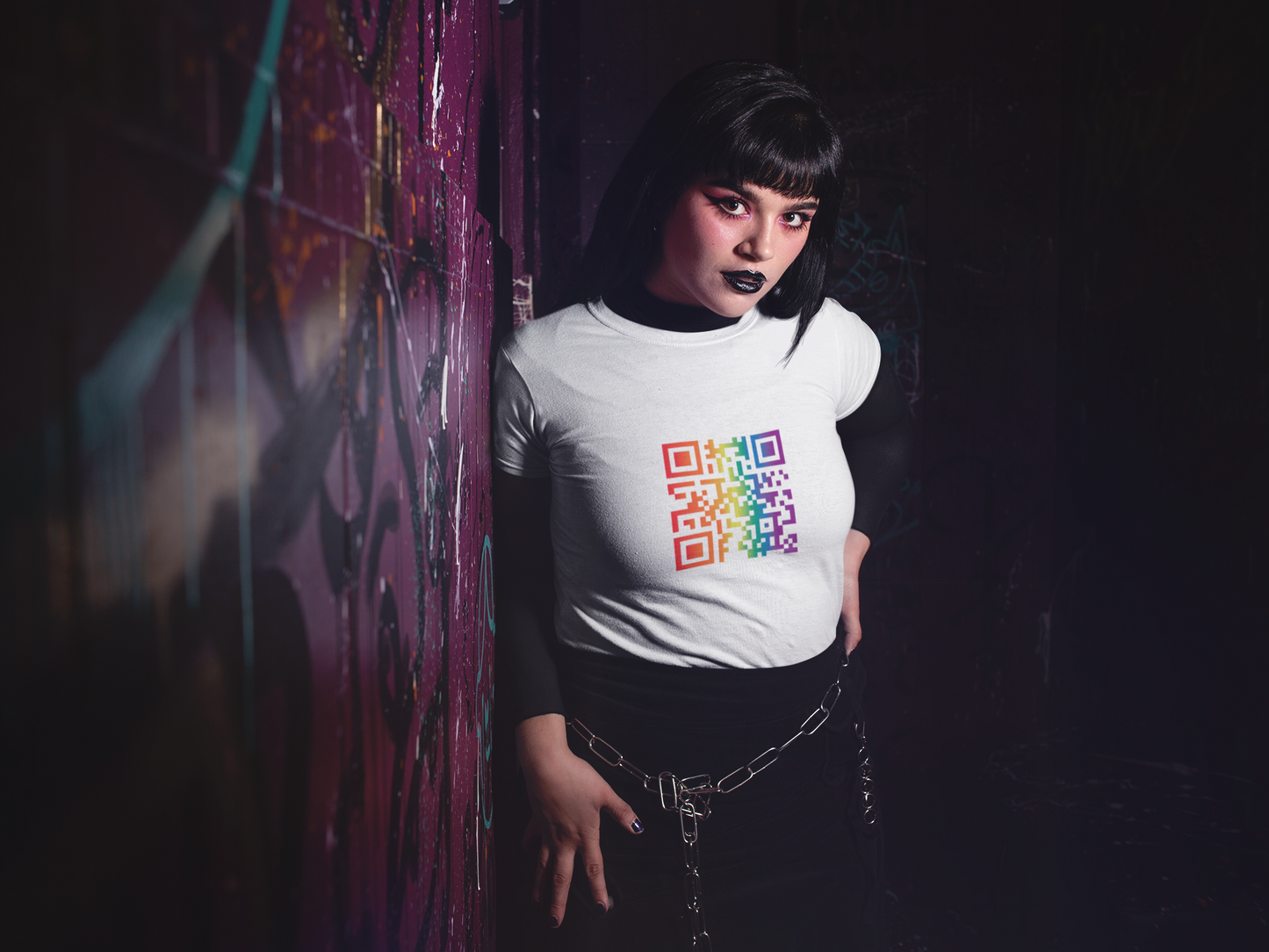 PRIDEWEAR NZ QR CODE Tee