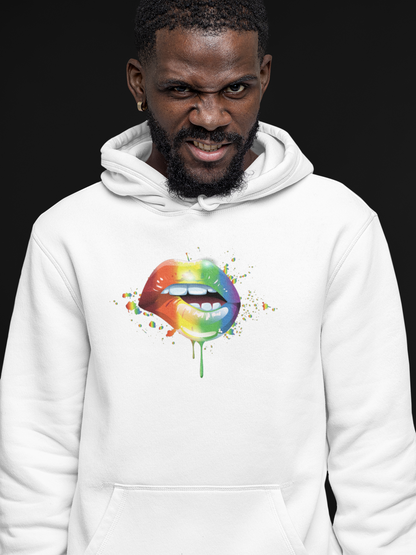 Lip Bite Rainbow  - Hoodie / Sweatshirt