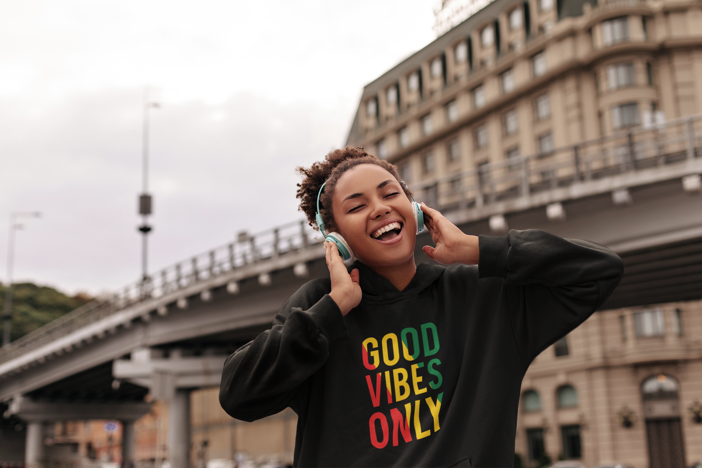 Reggae Good Vibes Only  - Hoodie