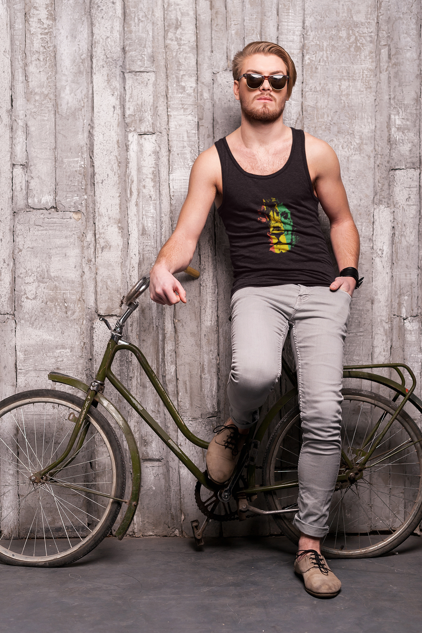 Reggae Faded Pride - Tank/Singlet