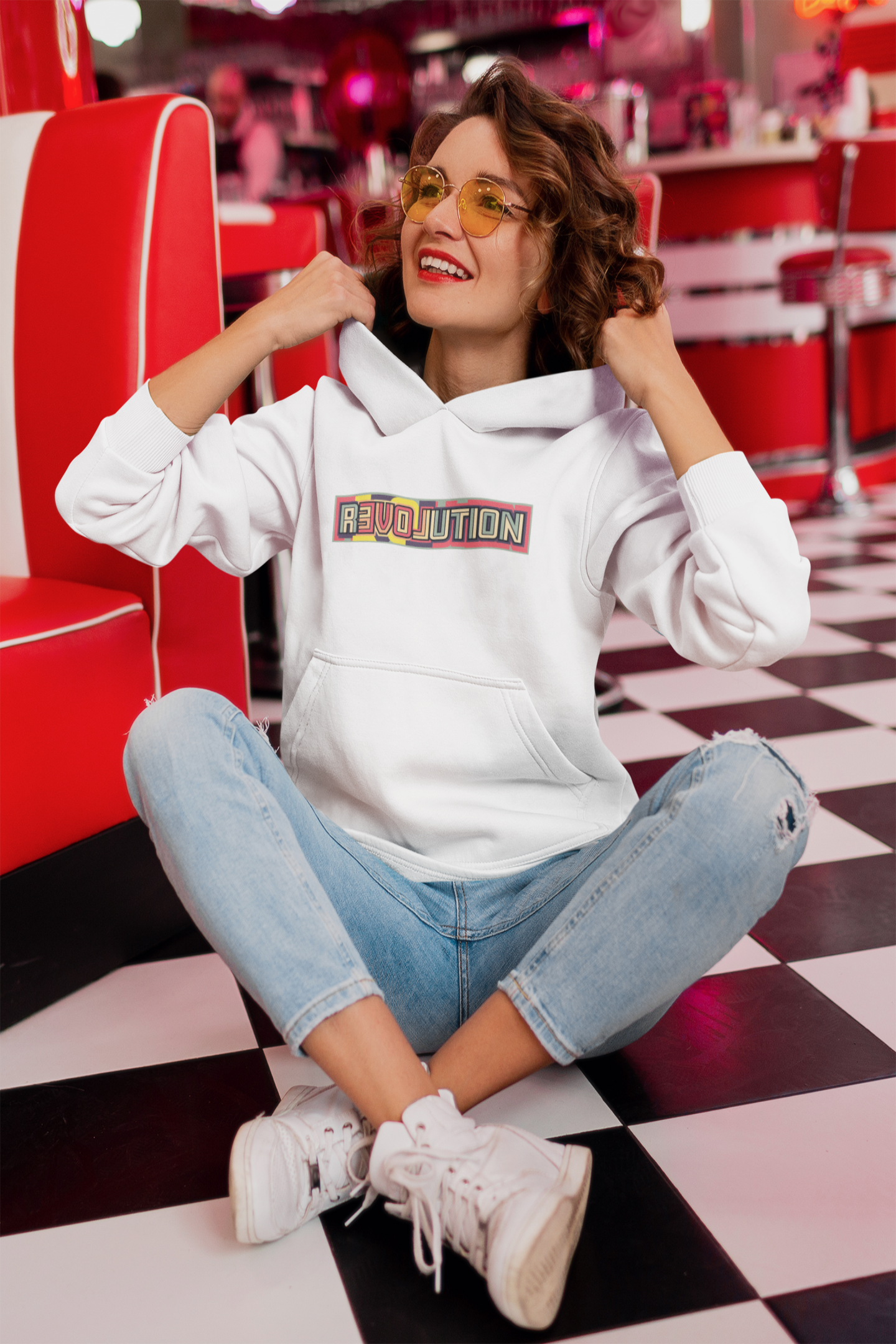 Retro REVOLUTION HOODIE/SWEATSHIRT