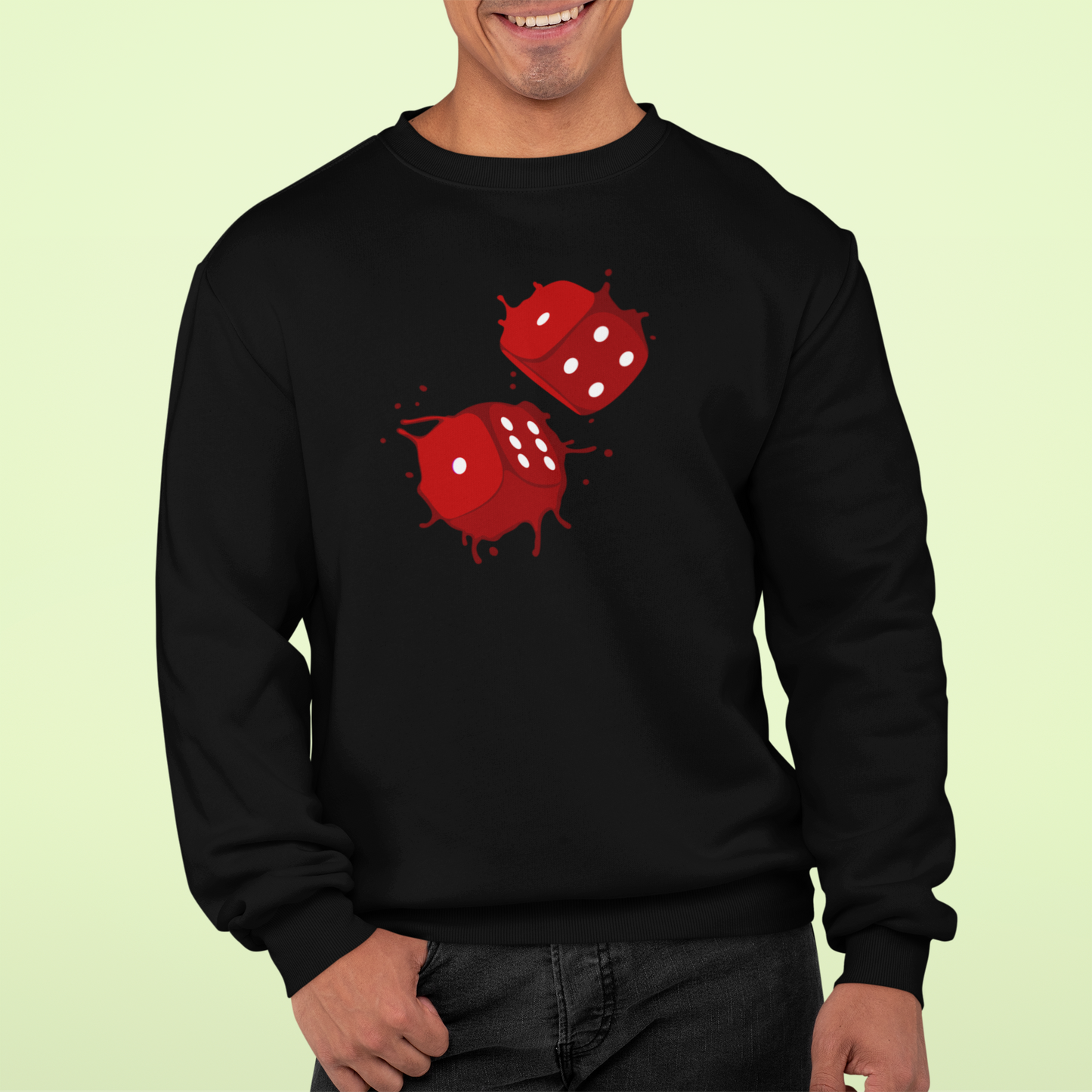 Dice Splash - Cherry Red - Hoodie/Sweat.