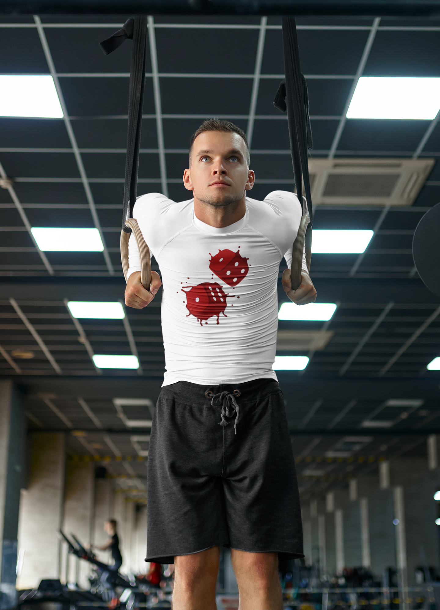 Dice Splash - Cherry Red Tee