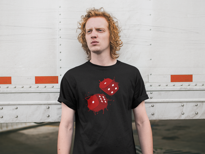 Dice Splash - Cherry Red Tee