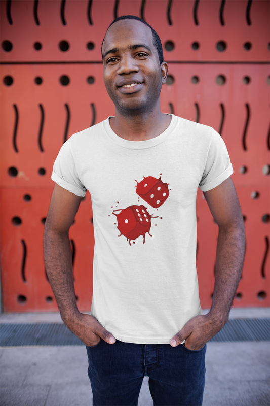 Dice Splash - Cherry Red Tee